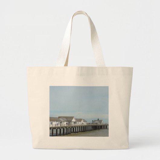 Southwold Pier Suffolk Grote Tote Bag (Voorkant)