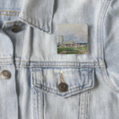 Southwold, Suffolk Vierkante Button 5,1 Cm (In situ)