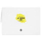 Southworld en Poppies bij schemering blanco kaart (Achterkant Horizontaal)