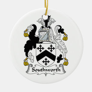 Southworth Family Crest Keramisch Ornament