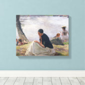 Souvenir, 1891 canvas afdruk (Insitu (Houten vloer))