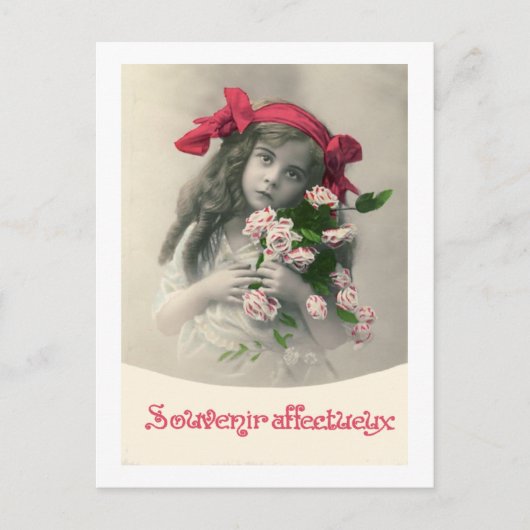 Souvenir Affectueux Franse kaart (Voorkant)