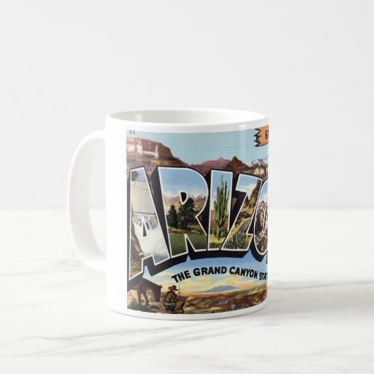 Souvenir Arizona Koffie Mok (Voorkant links)