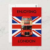 Souvenir Briefkaart uit Londen (Voorkant / Achterkant)