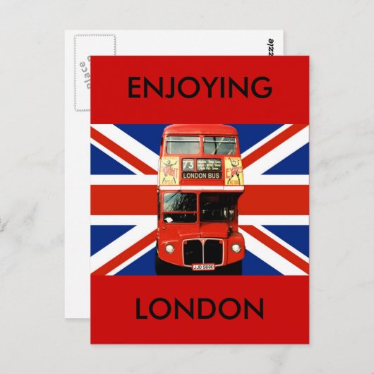 Souvenir Briefkaart uit Londen (Voorkant / Achterkant)
