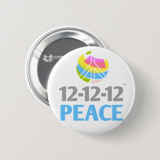 Souvenir Button voor PEACE (Voorkant /achterkant)