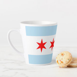 Souvenir Chicago Flag Latte Mok