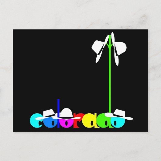 Souvenir Colorado Briefkaart (Voorkant)