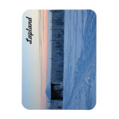 Souvenir Couché de soleil en Laponie Magneet (Verticaal)