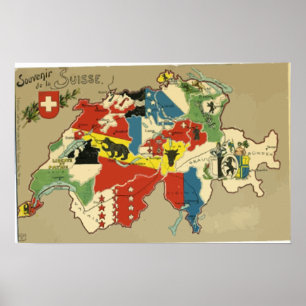 Souvenir De La Suisse, Poster