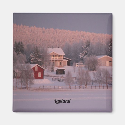 Souvenir de Laponie Magneet (Voorkant)