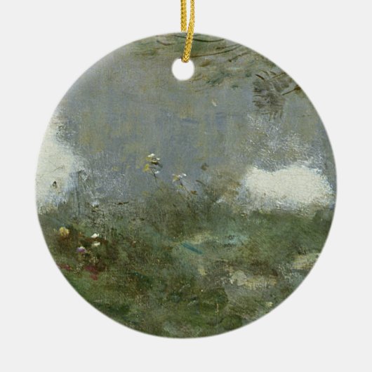 Souvenir de Mortefontaine, 1864 Keramisch Ornament (Voorkant)