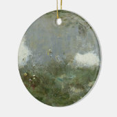 Souvenir de Mortefontaine, 1864 Keramisch Ornament (Links)