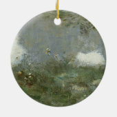 Souvenir de Mortefontaine, 1864 Keramisch Ornament (Achterkant)