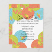 Souvenir Drink Umbrellas Kaart (Voorkant / Achterkant)