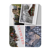 Souvenir fotocollage uit Duitsland Magneet (Verticaal)