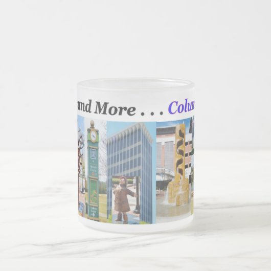 Souvenir Frosted Glass Mok (Center)