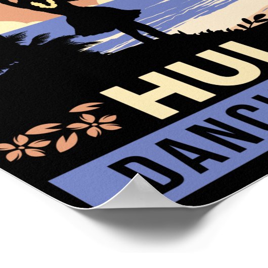  Souvenir Hula Dansend op de Hawaiiaanse eilanden Poster (Hoek)