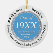 Souvenir Items voor Klasse Reünie, Verander van kl Keramisch Ornament (Voorkant)