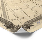 Souvenir kaart van het Columbiaanse tentoonstellin Poster (Hoek)