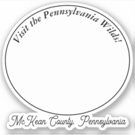 Souvenir Kinzua Bridge State Park McKean County PA Sticker