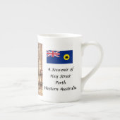 Souvenir koffiemok - Perth, West-Australië Porselein Kop (Rechts)