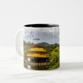 Souvenir Kyoto Japan Coffee Mug Tweekleurige Koffiemok (Voorkant links)