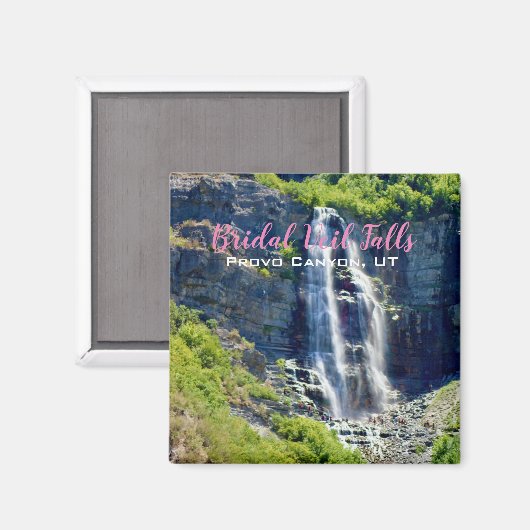 Souvenir Magnet-Bridal Veil Herfsten, UT Magneet (Voorkant / Achterkant)