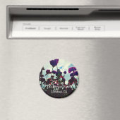 Souvenir Magnet: De Bloemvelden in Carlsbad, CA Magneet (Insitu (Vaatwasser))