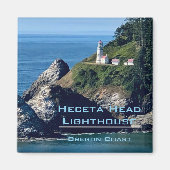Souvenir Magnet: Heceta Head-vuurtoren, OF Magneet (Voorkant)