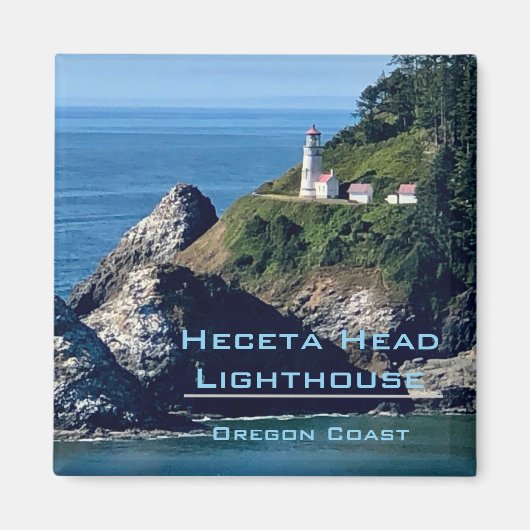 Souvenir Magnet: Heceta Head-vuurtoren, OF Magneet (Voorkant)