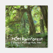 Souvenir Magnet-Hoh Rainforest, Olympisch NP Magneet (Voorkant)