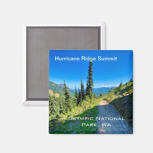 Souvenir Magnet: orkaan Ridge, olympisch nationaal Magneet (Voorkant / Achterkant)