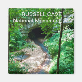 Souvenir Magnet-Russell Cave Nationaal Monument Magneet