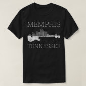 Souvenir Memphis Guitar Music ennessee Memphis T-shirt (Design voorkant)