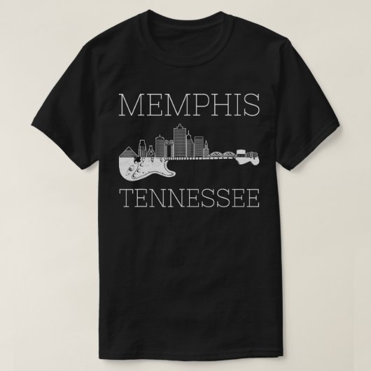 Souvenir Memphis Guitar Music ennessee Memphis T-shirt (Design voorkant)