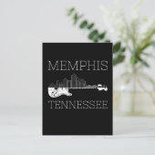 Souvenir Memphis Guitar Music Tennessee Memphis Briefkaart (Staand voorkant)
