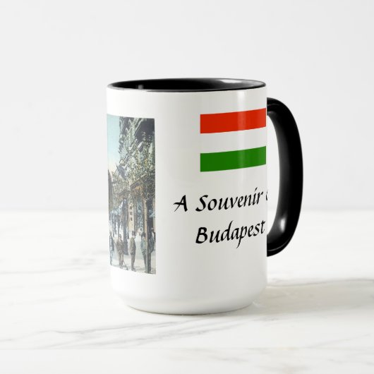 Souvenir Mok - Boedapest, Hongarije (Voorkant rechts)