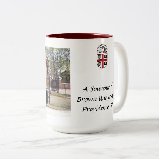 Souvenir Mok - Brown University, Providence, RI (Voorkant rechts)