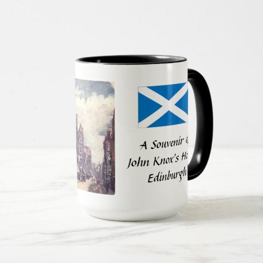 Souvenir Mok - Edinburgh, John Knox's House (Voorkant rechts)