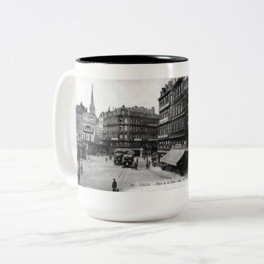 Souvenir Mok - Lille, Frankrijk (Voorkant links)