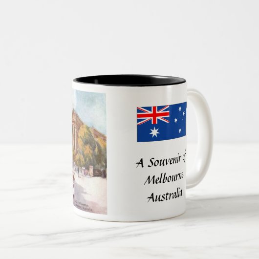 Souvenir Mok - Melbourne, Australië (Voorkant rechts)