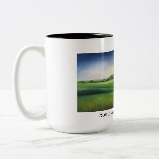 souvenir mok , nieuw - zeeland - mok , (Links)