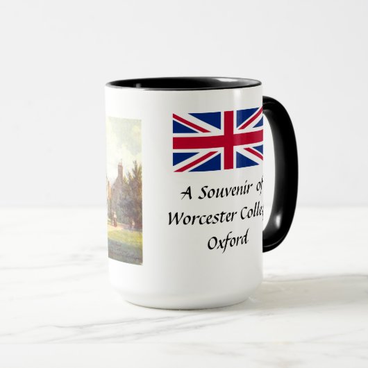 Souvenir Mok - Worcester College, Oxford (Voorkant rechts)