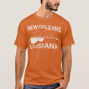 Souvenir New Orleans Gitaar Muziek Louisiana New O T-shirt