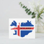 Souvenir of ijsland-postkaart briefkaart (Staand voorkant)