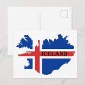 Souvenir of ijsland-postkaart briefkaart (Voorkant / Achterkant)