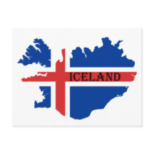 Souvenir of ijsland-postkaart