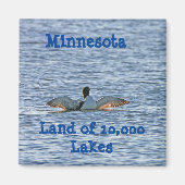 Souvenir of Minnesota Magneet (Voorkant)