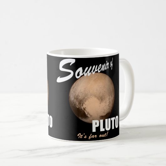 Souvenir of Pluto-Mok Koffiemok (Voorkant rechts)